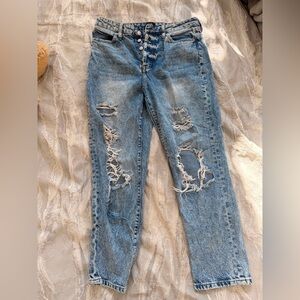 Stylish Light Blue Boyfriend Jeans